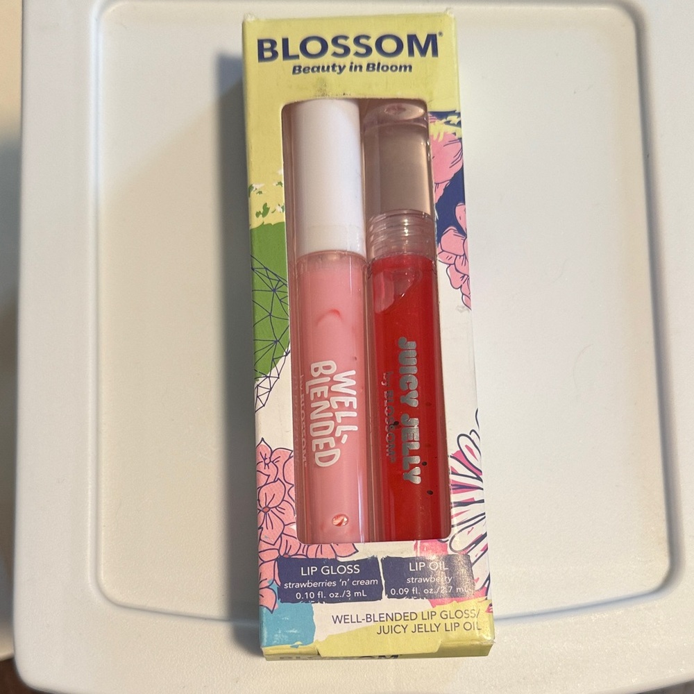 Blossom Beauty in Bloom Lip Gloss and Lip Oil Duo Set